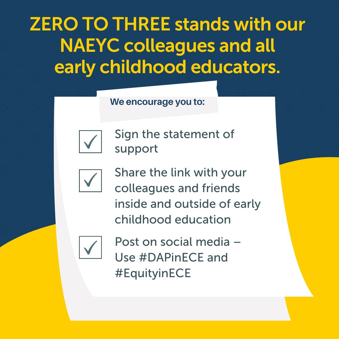 We stand w/ our <a href="/NAEYC/">NAEYC</a> colleagues &amp; all #ECE. This week, Dr. Barbara Cooper, head of early childhood education in Alabama, was ousted after Gov. Ivey cited “woke concepts” in NAEYC’s Developmentally Appropriate Practice Book that has been used as a resource for pre-K teachers.