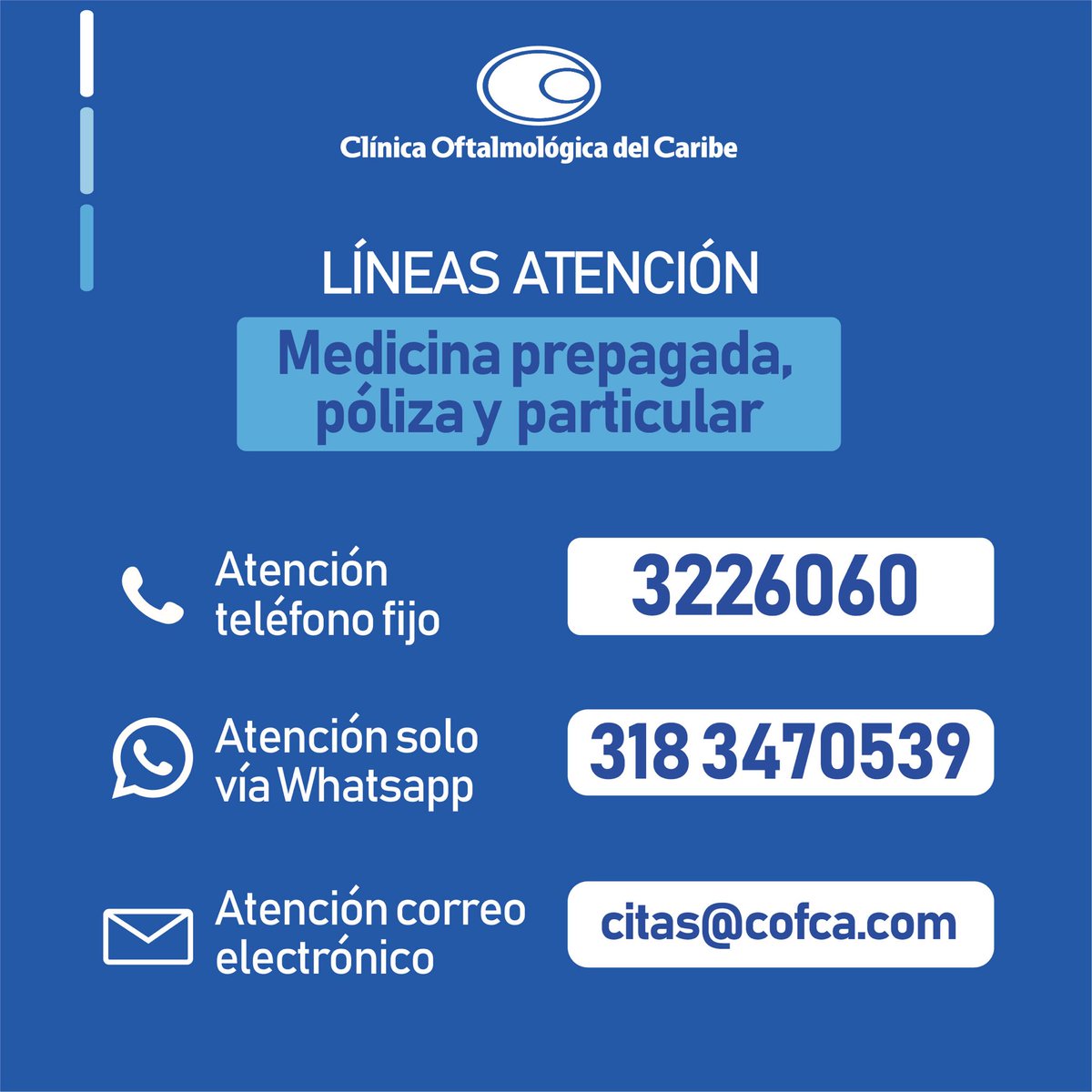 ViuCol's tweet photo. Conoce nuestras líneas de atención Sala Azul, Barranquilla👁️💙 https://t.co/LVgAQ0WfhX