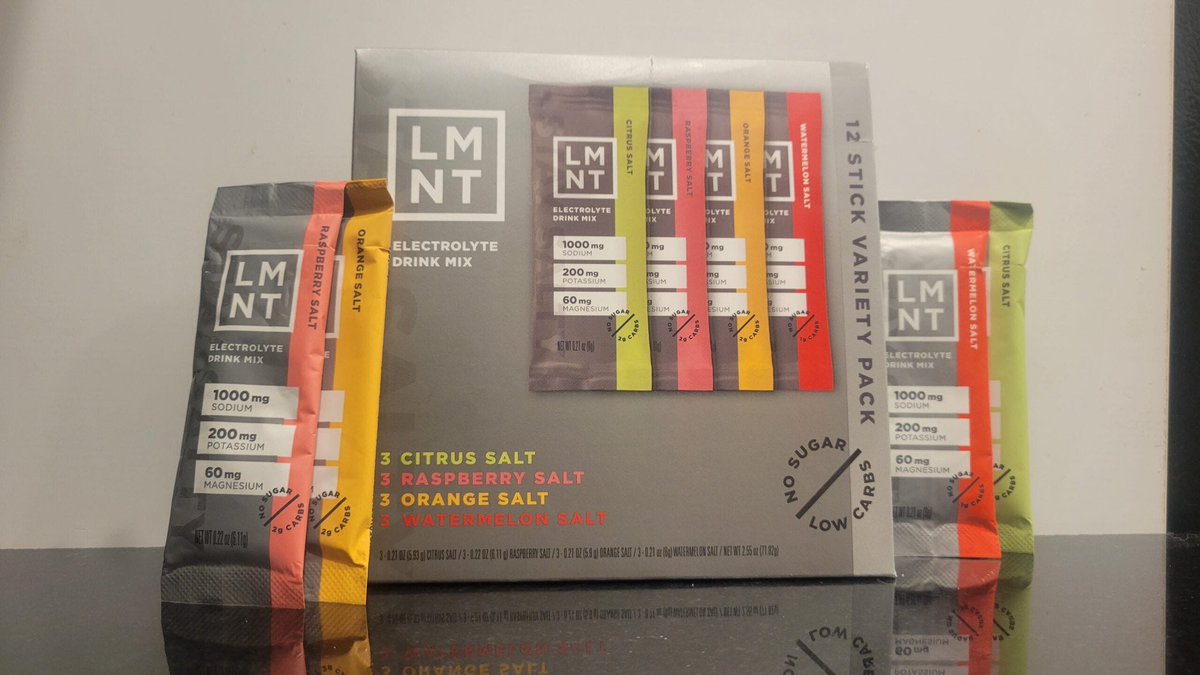 We've partnered with <a href="/DrinkLMNT/">LMNT</a> to give away a variety pack of their delicious electrolytes!

Must be following us to win - enter by:
🔸 Like &amp; retweeting this tweet for 1 entry
🔸 Tagging someone for 2 entries
🔸 Subscribing to our YouTube &amp; reply with a screenshot for 3 entries