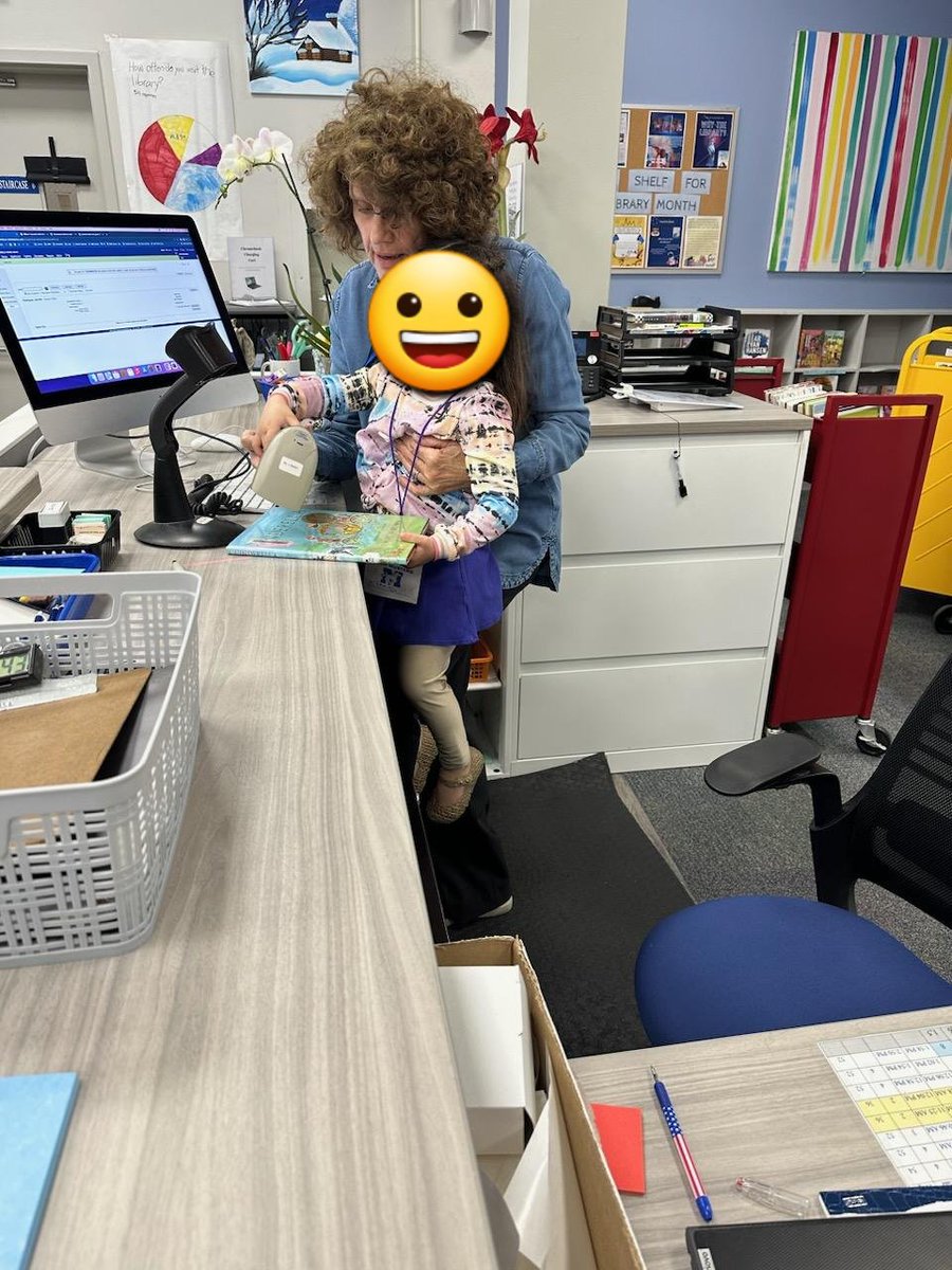 z_gross's tweet photo. Bring Your Child To Work Day at the MMS library featuring my 7th grade TIGS peer leaders storytime. Even my 2 year old helped out. @millburnschools @MillburnMSPrin https://t.co/r8852cJRmi