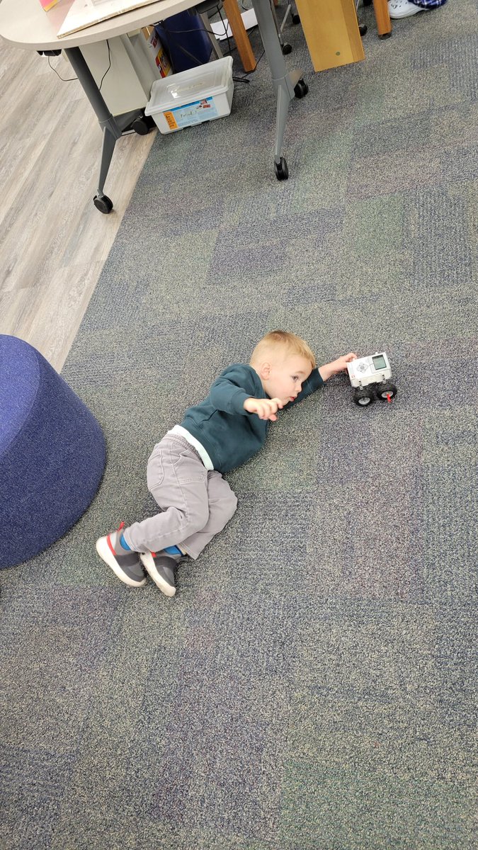 z_gross's tweet photo. Bring Your Child To Work Day at the MMS library featuring my 7th grade TIGS peer leaders storytime. Even my 2 year old helped out. @millburnschools @MillburnMSPrin https://t.co/r8852cJRmi