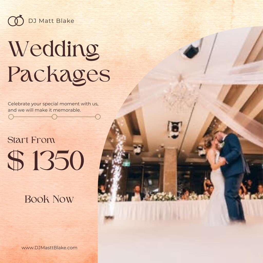 DJMattBlake's tweet photo. Have you been searching for a wedding DJ who offers packages to fit your unique needs? Look no further! Our amazing packages provide perfectly tailored services so that your special day will shine. Our packages are also reasonably priced, so don't worry … https://t.co/MBrbHzQ174 https://t.co/Bhb3rCsFqC