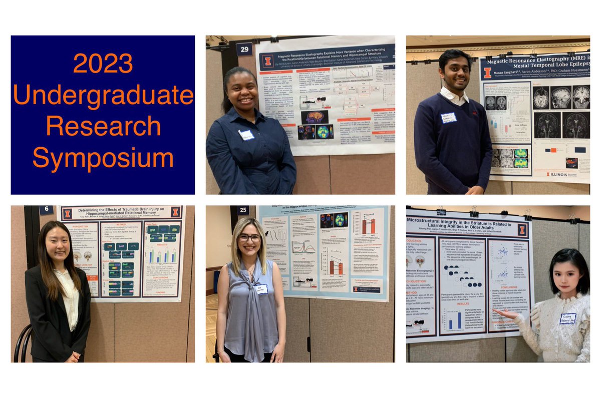 Incredibly proud of Joy, Manan, Yunji, Zoe, and Yutong for all of the amazing work they have done in the lab this year at the @BeckmanInst and for representing their work so phenomenally today at the undergraduate research symposium! Congrats everyone!