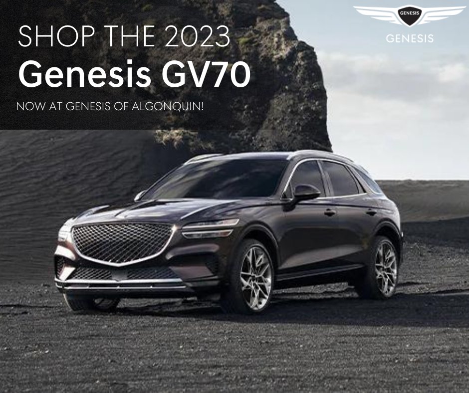 Luxury like never before. 💎

Check out our #GenesisGV70 selection: bit.ly/3ANJVXm