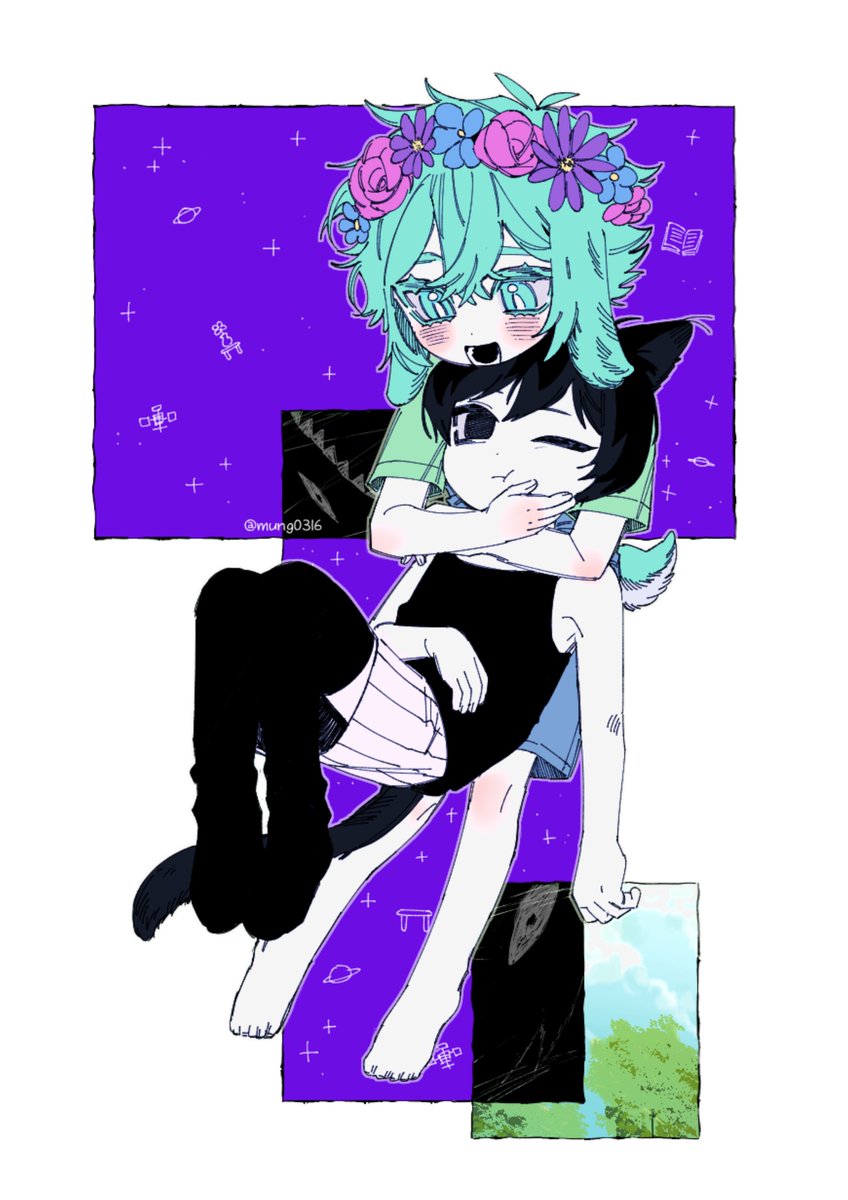 mung0316's tweet photo. #OMORIFANART 
🌱🔪 https://t.co/Iim201sRN6