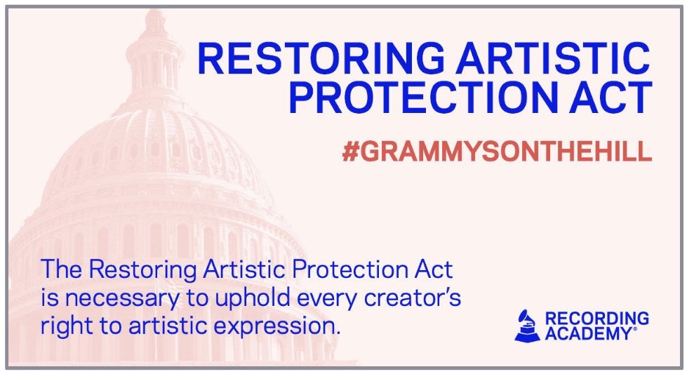 Today, I’m joining the <a href="/RecordingAcad/">GRAMMYS</a> to empower the voices behind the music and fight for the rights of music creators everywhere. Join me and <a href="/GRAMMYAdvocacy/">GRAMMY Advocacy</a> in urging Congress to #SupportMusic: grm.my/3zXJO9Y #GRAMMYsOnTheHill