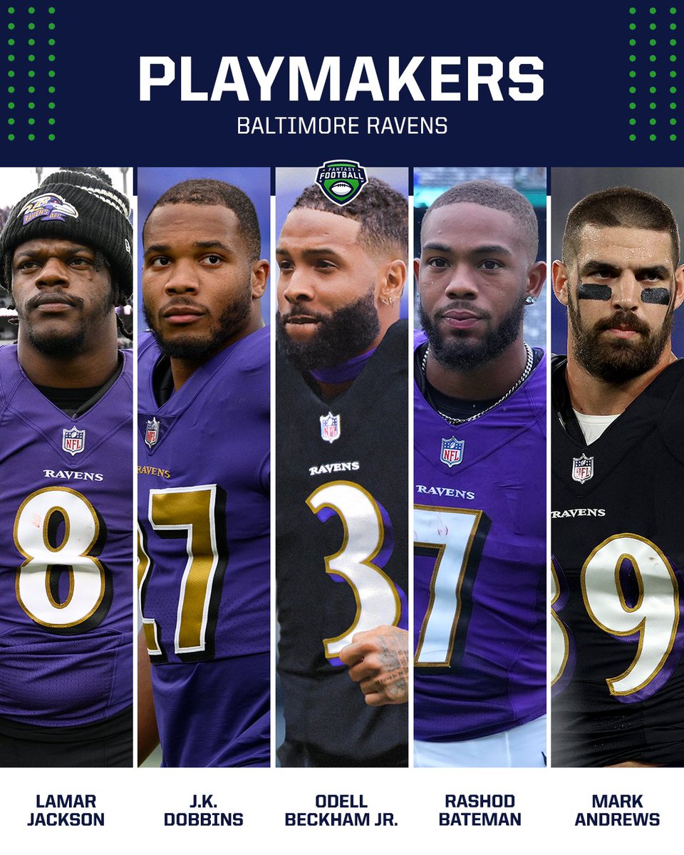 ESPNFantasy's tweet image. It's scary hours in Baltimore 😈 @Lj_era8