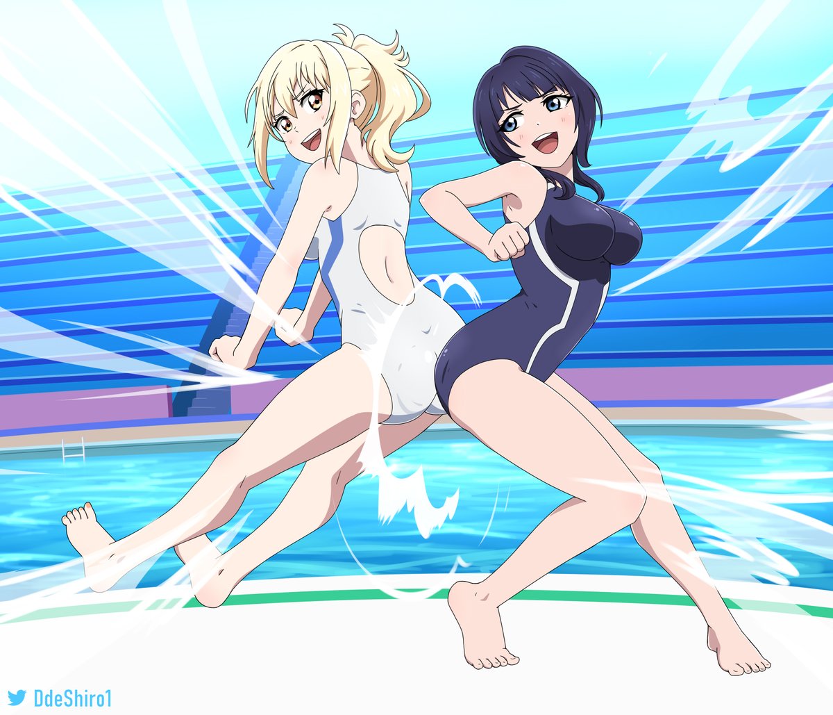 DdeShiro1's tweet photo. Keijo!! 🍑
#AiMiyashita #宮下愛 #KarinAsaka #朝香果林 #ラブライブ  #Keijo https://t.co/eET0J4lF42