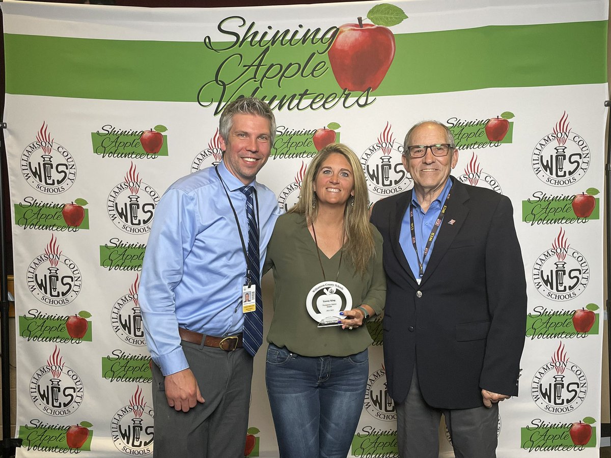 A million “thank you’s” would never be enough to communicate our gratitude to Tawny King, TSMS’s Shining Apple for 22-23.  She has sacrificed so much time &amp; energy to keep concessions open for business at countless events over the past several years. We appreciate you Tawny!!