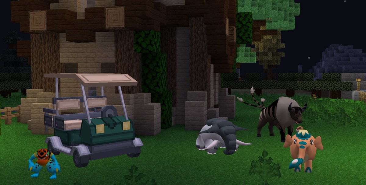 PlayObscuros's tweet photo. Explore the new Safari Zone by reaching the Ranger rank. Find a wide variety of Animalistic Pokémon and ultra rare spawns.

#pixelmon #pixelmonmod #minecraft #pokemon #Minecraftbuilds https://t.co/ePbtjZNoVr
