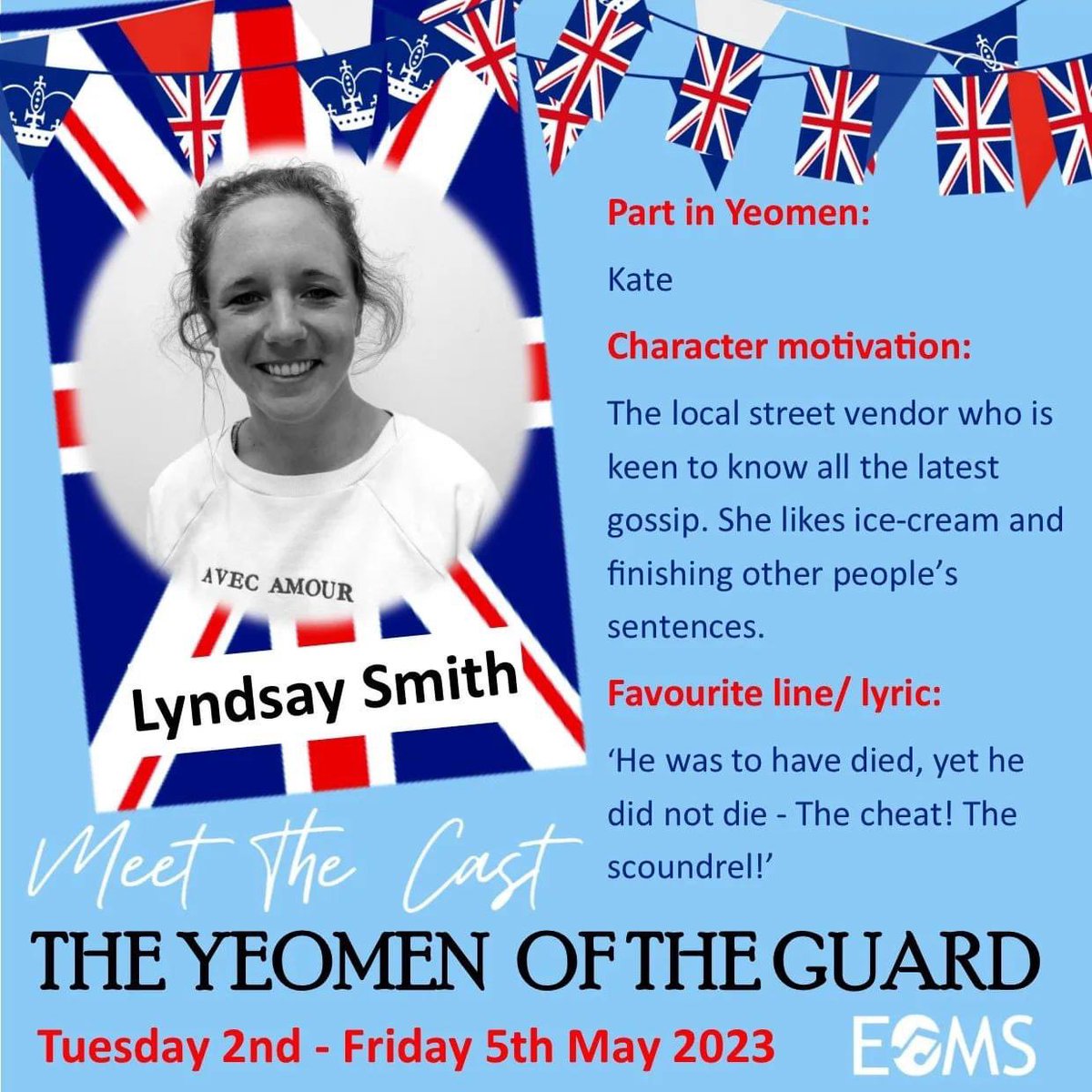 EOMSociety's tweet photo. #YeomenOfTheGuard
#MeetTheCast
#5DayCountdown https://t.co/l4chNrP0oN