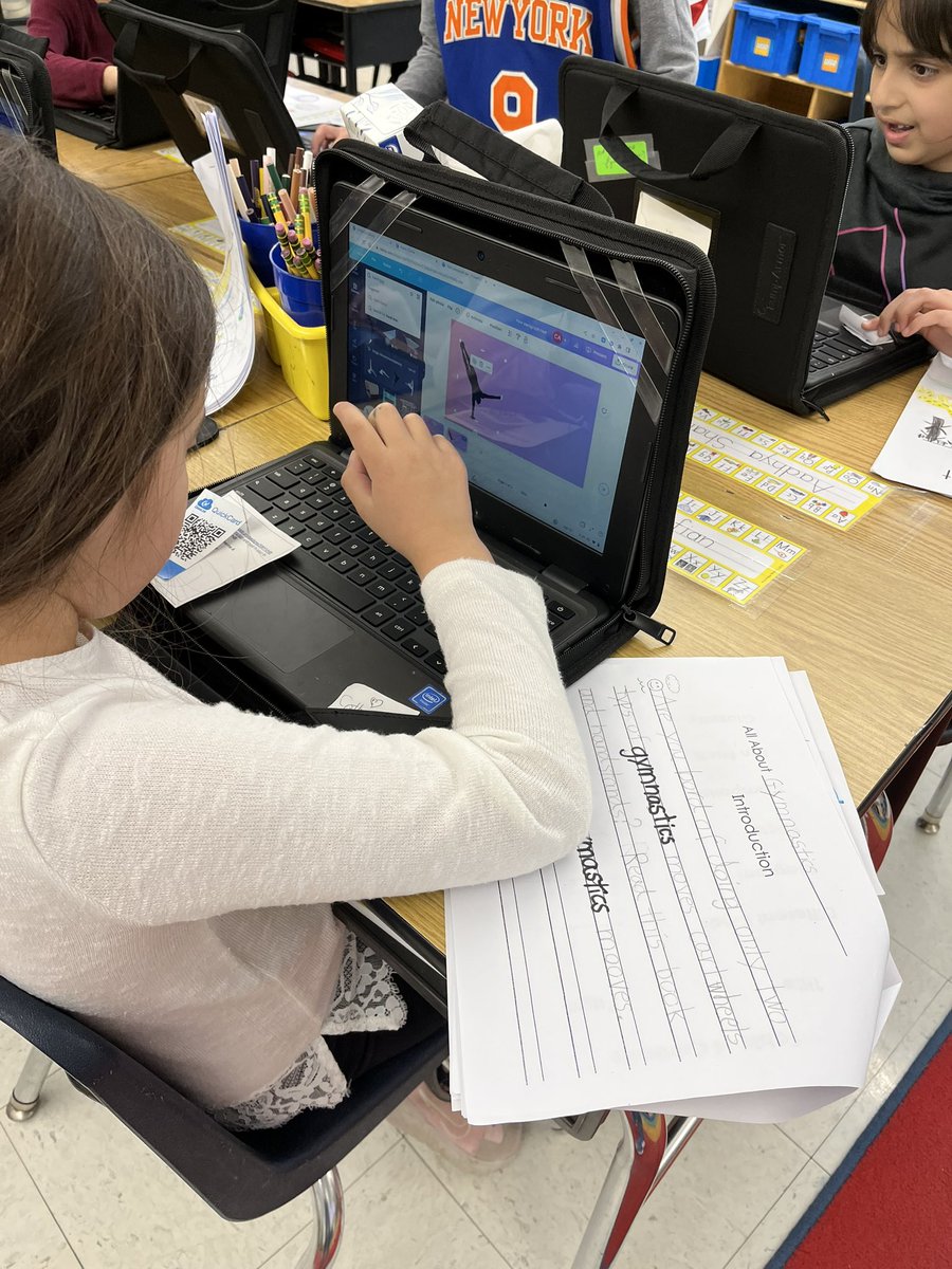 mrs_weiner's tweet photo. During Tech Thursday, First Graders used Canva to create presentations that pertain to the text in their “All About  Books.” Miss DeGraw, thank you for challenging my students! #itsgottabeBHE  @danidegraw https://t.co/s0FfAqnQrF
