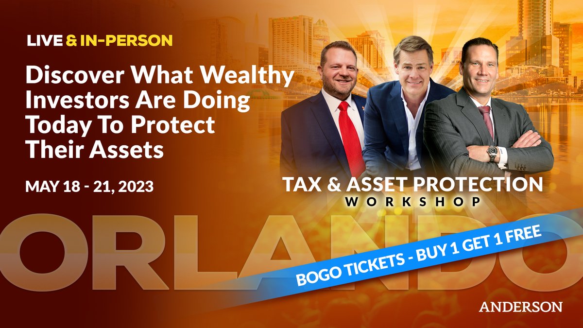 InfinityInvestn's tweet photo. Don’t miss your opportunity to BUY ONE TICKET and GET ONE TICKET FREE for our upcoming LIVE in-person event! Grab your BOGO tickets TODAY: https://t.co/8UqPUF0IQ1
#TaxWorkshop #AssetProtection #OrlandoEvents #AndersonAdvisors #realestateinvesting #stockinvesting #florida https://t.co/vvqmRgY4tG