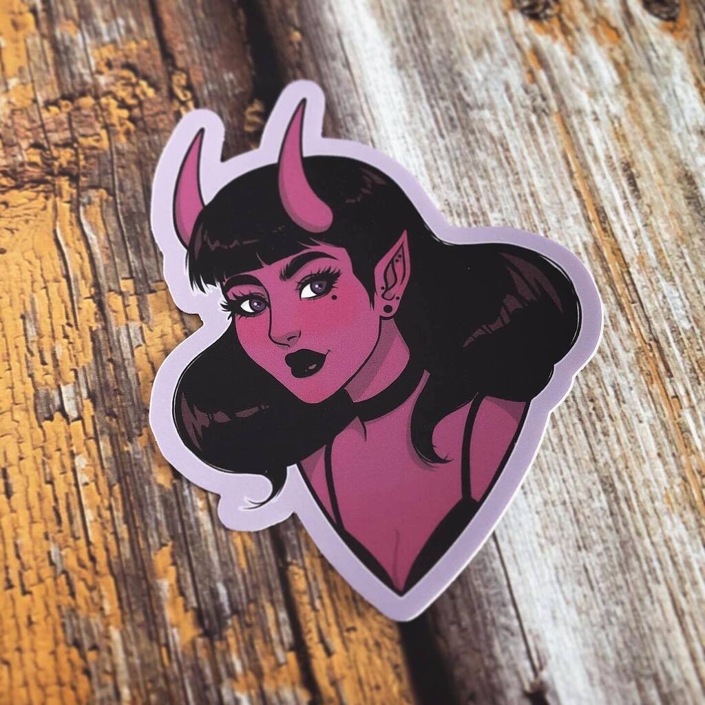 One of several new large stickers we brought with us to @calgaryexpo 😈 instagr.am/p/CrjgZvTy5xP/