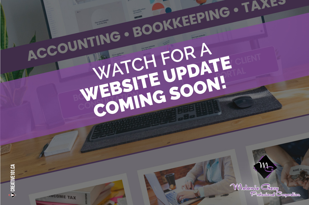 I decided to give my website an update! Watch for details on the new look coming soon. 🤗👍 Have a nice weekend.

#LeducBusiness #LeducAccounting #LeducAccountant #LeducBookkeeping #EdmontonAccountant #LeducTaxes
