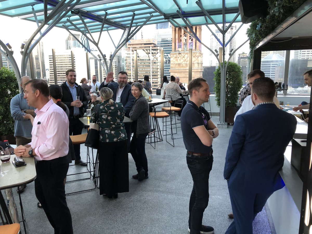 Taityzuma's tweet photo. @AIPIO Another great networking event in Brisbane #16Antlers rooftop bar https://t.co/XSF4nFbvBn