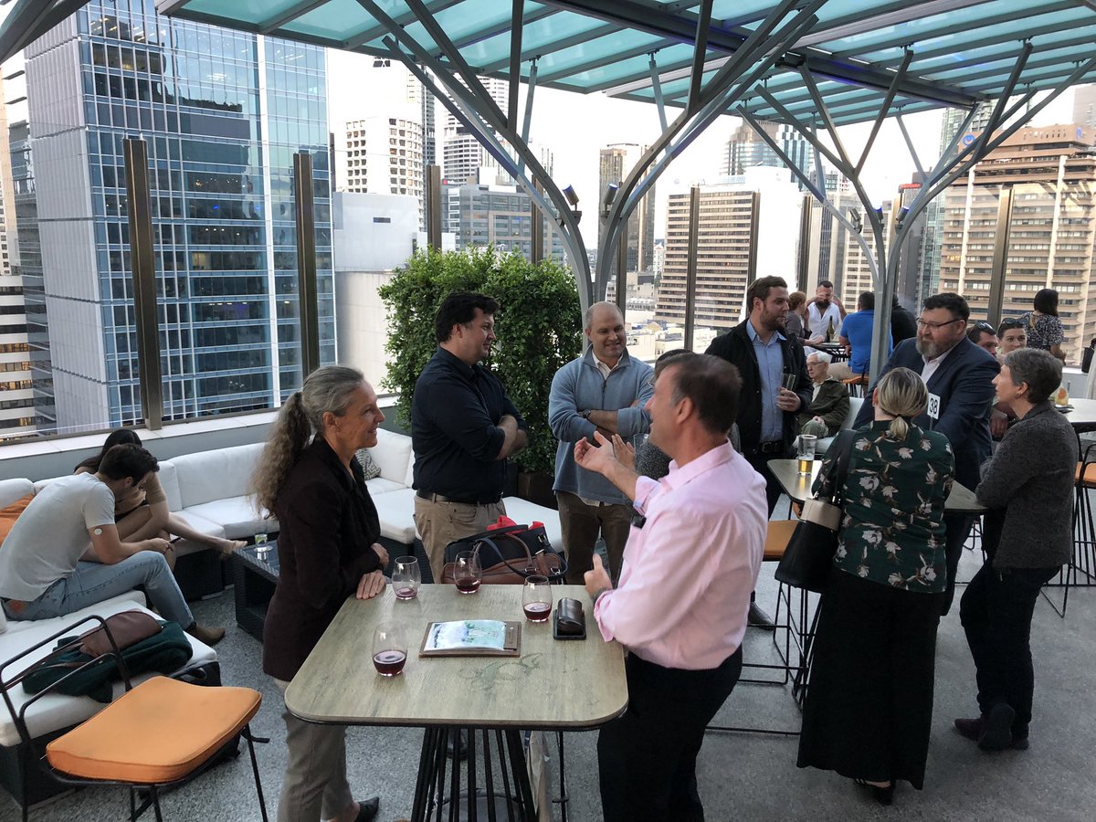 Taityzuma's tweet photo. @AIPIO Another great networking event in Brisbane #16Antlers rooftop bar https://t.co/XSF4nFbvBn