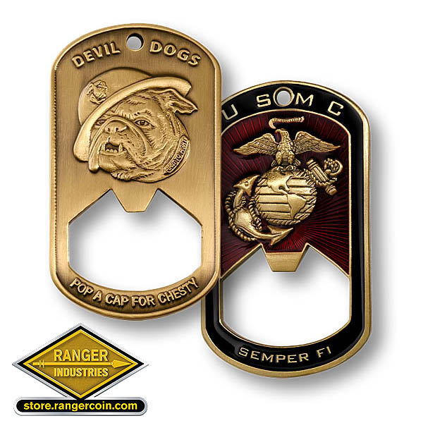 RangerCoin's tweet photo. It's #DevilDogDay 🪖 It's a good time to pop a cap for Chesty with your #USMC #DogTag #BottleOpener #ChallengeCoin - don't have one? Then get yours today! ▶️ https://t.co/Ml0p2WubmJ
#SemperFi #Marines https://t.co/NHZk8tYqCX