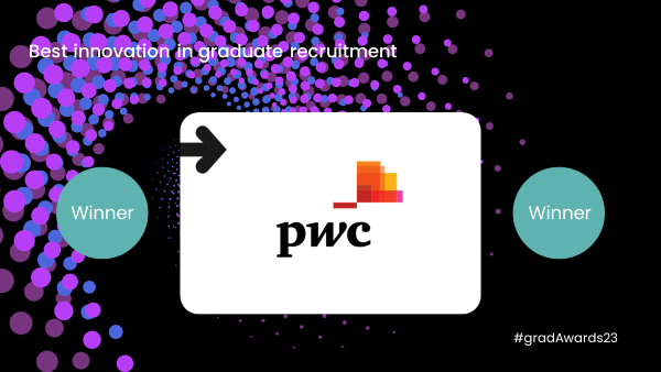 gradireland's tweet photo. Congratulations to @PwCIreland winners of the Best innovation in graduate recruitment award #gradAwards23 https://t.co/XeZJbQqBIi