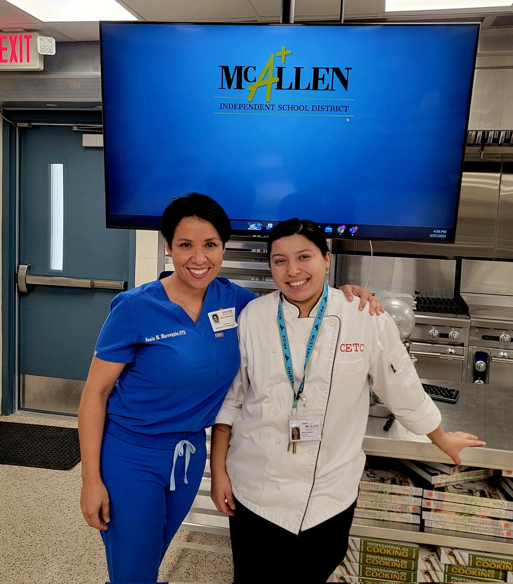 McAllenISDCTE's tweet photo. Fantastic  meeting with Sonia Marroquin with Golden Ice-cream.  We are looking forward to a beautiful future collaboration.  #GreatnessStartsHere @McAllenISD https://t.co/brk6wNmHHx