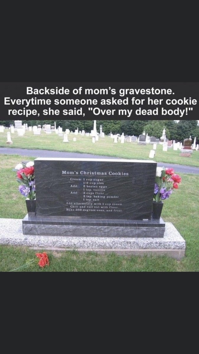 Saw this on Facebook, she must’ve been a really cool mom! May she rest in peace. ❤️ #CookieRecipe