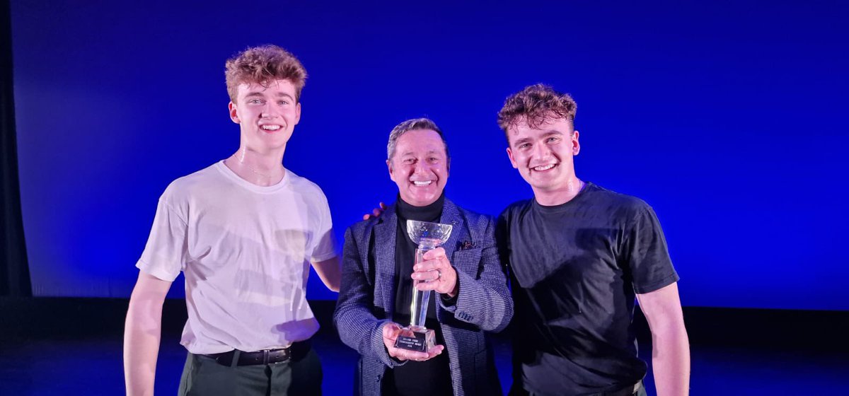 Amazing night <a href="/The_GSA/">GSA</a> <a href="/Gillian_Lynne/">Dame Gillian Lynne (Legacy)</a> Choreography Competition 👌
Thanks to the glorious <a href="/StephenMear/">Stephen Mear CBE (HonDArt)</a> for being our guest judge &amp; thanks to all the brilliant choreographers👏👏👏 
Congratulations to winners Marcus &amp; Haydn May 😃🍾