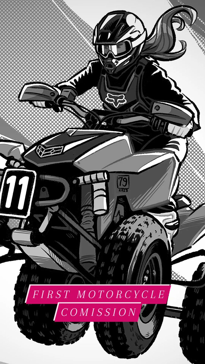 My first motorcycle commision!