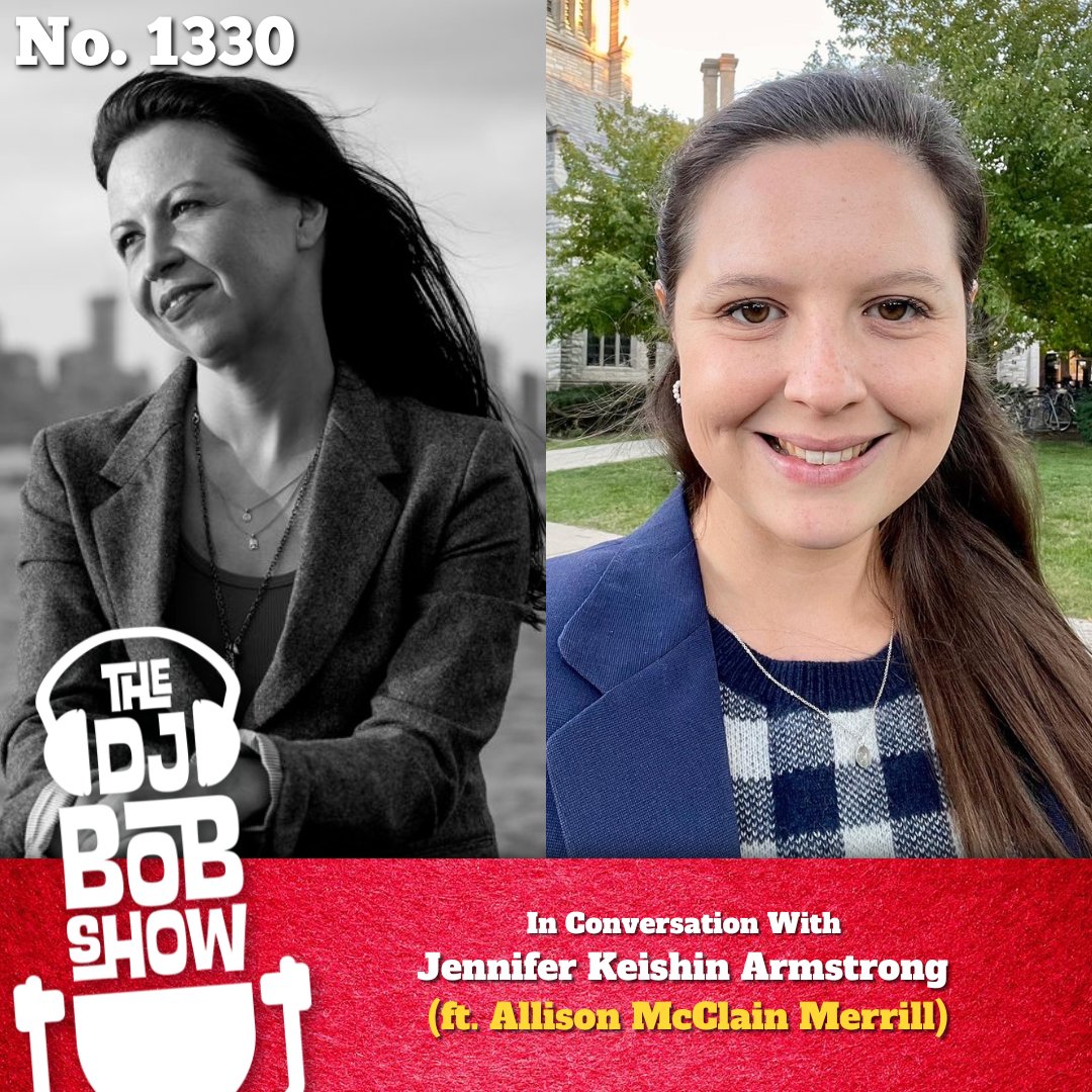 On this episode of The DJ Bob Show, co-host @AMcClainMerrill joins DJ Bob to interview pop-culture historian and author Jennifer Keishin Armstrong. (@jmkarmstrong) Listen here or on your favorite podcast provider. djbobshow.com/episodes/episo…