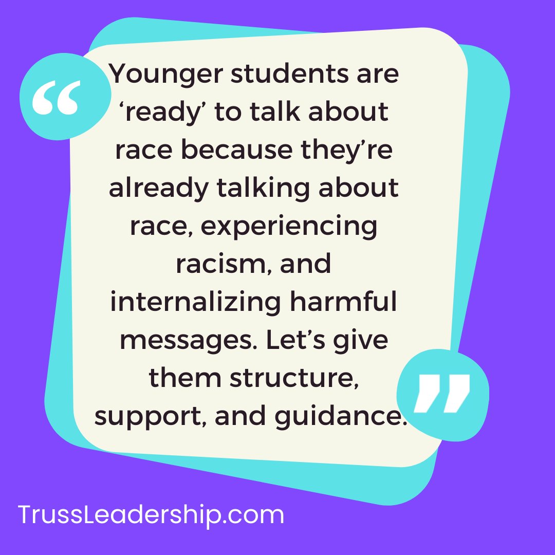 trussleadership's tweet photo. Students have been ready to talk about race. https://t.co/dRvsjTdY6Z