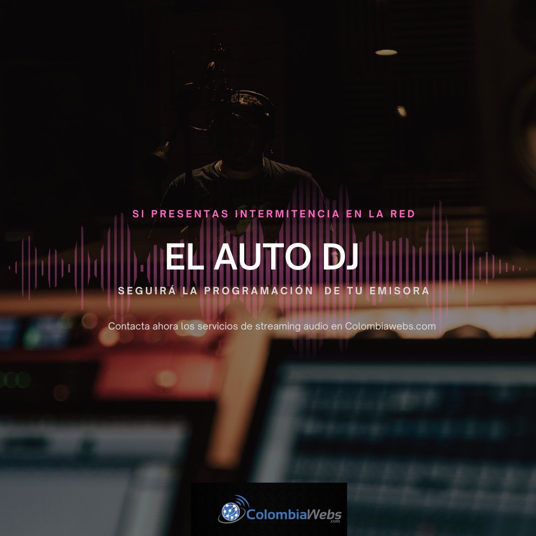 Maximice su potencial de tiempo aire con nuestra función de AutoDJ : ¡mantenga su estación de radio funcional las 24 horas del día, los 7 días de la semana! 🎵💻 No pierdas la oportunidad de llegar a los oyentes las 24 horas 😀👌🌐 bit.ly/3dXlvkP 📞 +57 317 4082046 🎯