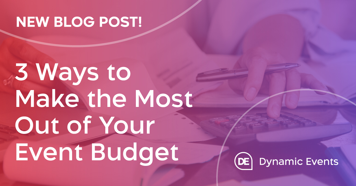 MyDynamicEvents's tweet image. How can you make the most of your event budget? Our Director of Operations and seasoned event planner, Amber Chadd shares some key considerations and best practices as you navigate budget challenges. Click to read here: dynamicevents.com/blog/3budgetin…   #newblog #eventprofs