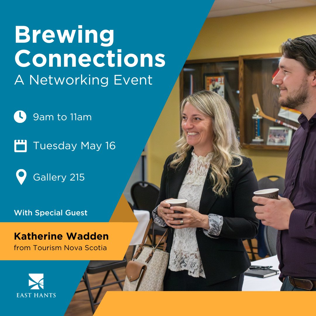 If you operate a tourism business in #EastHants or want to connect with those who do, you need to come to Brewing Connections! This networking event is the perfect kick-off to the 2023 tourism season.

Learn more: ow.ly/EMgl50NYjQ9
