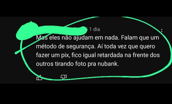 izabino's tweet photo. Esse comentário é de um vídeo do YouTube falando sobre esse problema, tem mais gente com o mesmo problema @nubank vamos olhar isso pfv https://t.co/tKQGGocdmo
