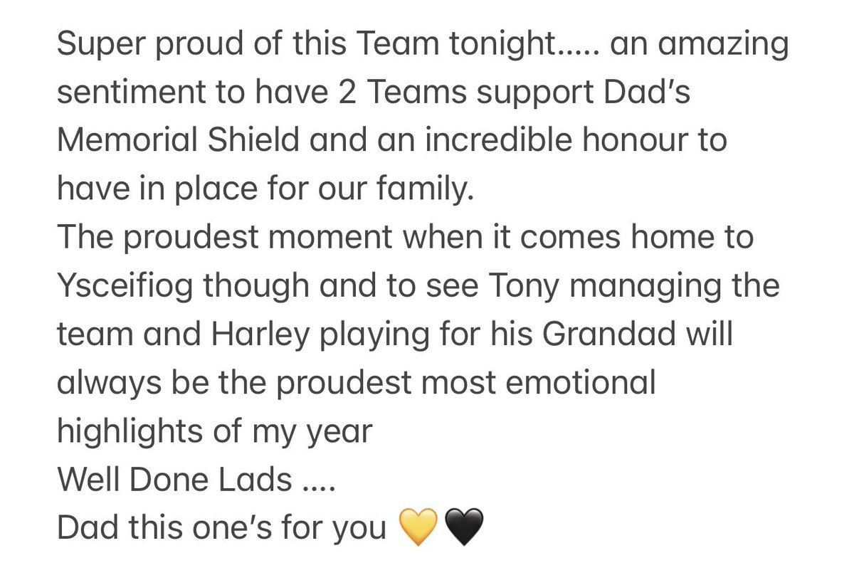 steph_doyle8's tweet photo. Well Done @YsceifiogFC  💛🖤

@_summer_league https://t.co/VxMvyzwaoi