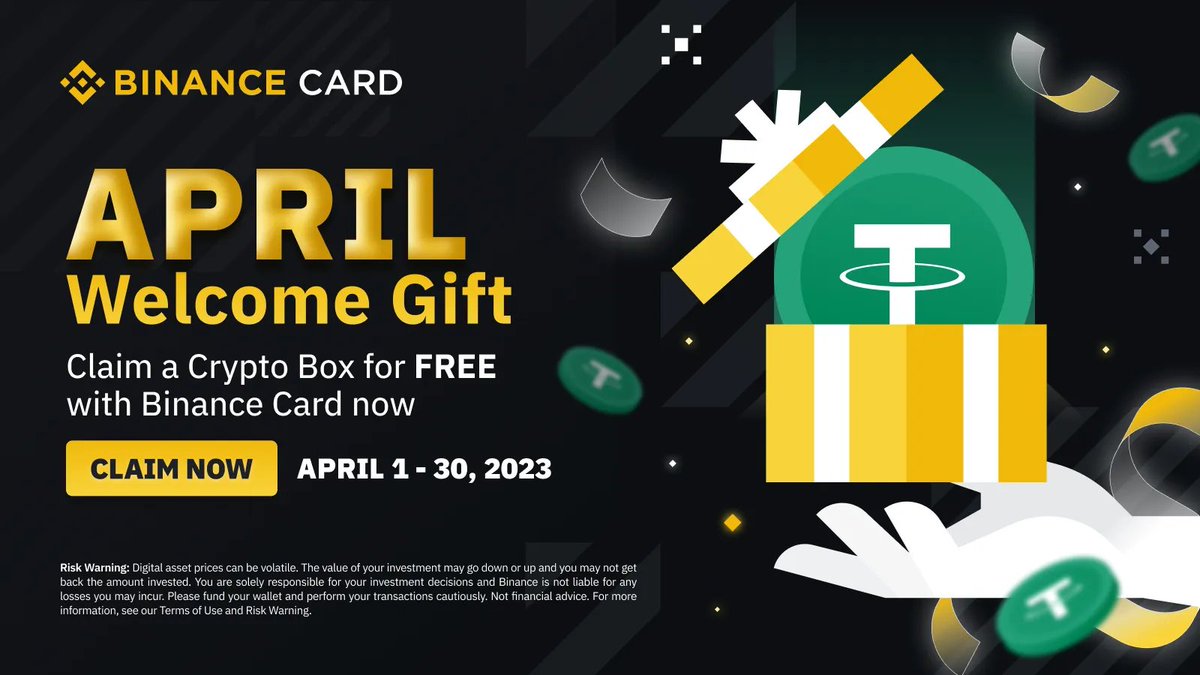 Complete a series of tasks with #Binance Card to claim a CryptoBox worth between 0.5-5 $USDT!

Get started ➡️ binance.com/en/card-promot…