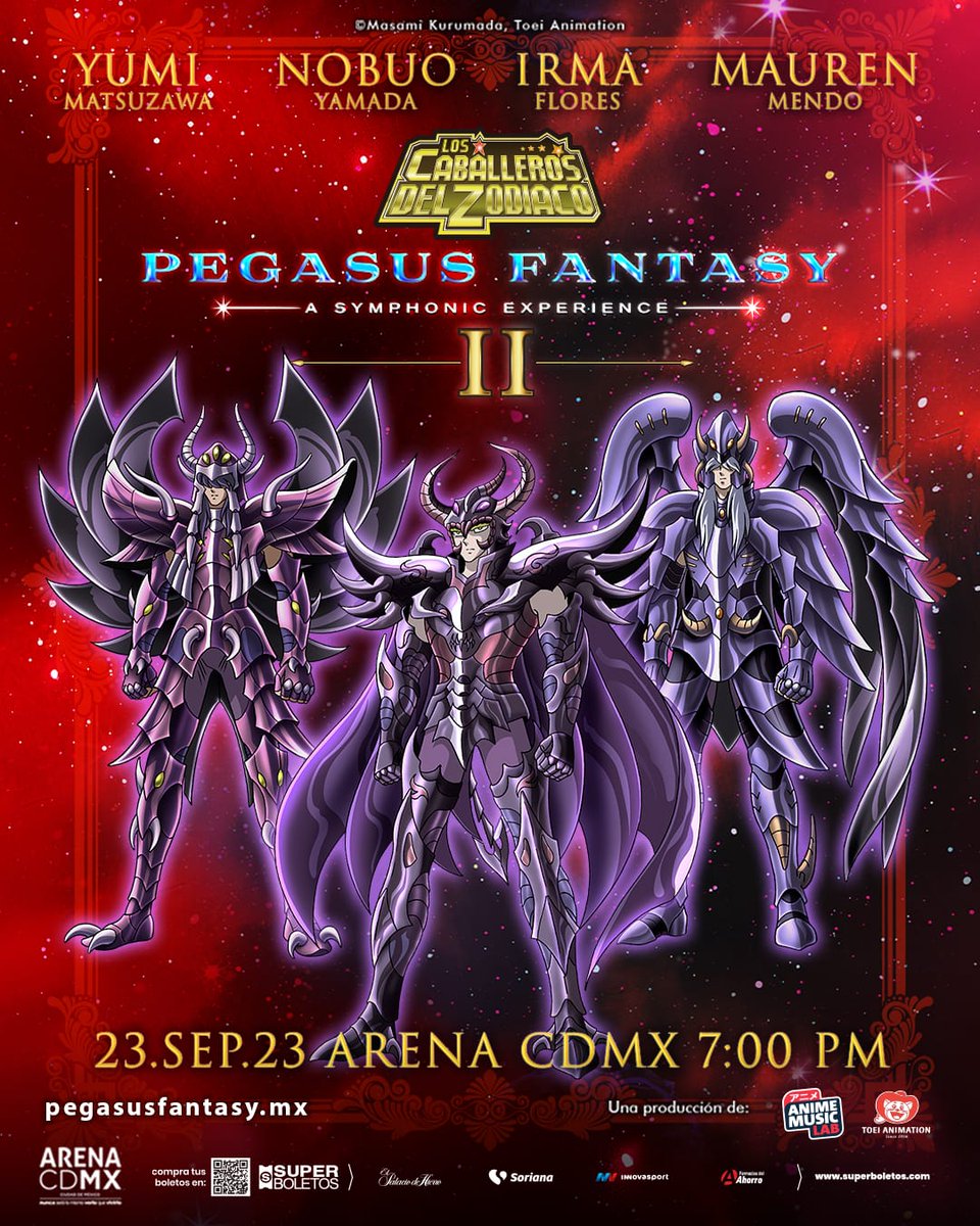 animemusiclab's tweet photo. ¡El Santuario está por llenarse!
Del 28 de Abril - 1 de Mayo 🎟 de Zona Acero y Soldado a 3MSI con tarjetas Santander y Banorte.
Enciende tu cosmo 🔥 y se parte de la experiencia sinfónica #PegasusFantasy A Symphonic Experience II
https://t.co/SWm98hu1rV
#SaintSeiya #ardecosmo https://t.co/S0UVg5UHMj