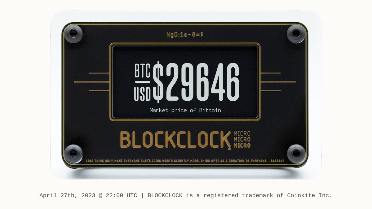 The current block height is 787261.
For $1, you can buy 3,373 satoshis.
The price of 1 #BTC is $29,646.

Stats for the last hour:

- Number of blocks mined: 4
- Newly created coins: 25 BTC
- Number of transactions confirmed: 14947