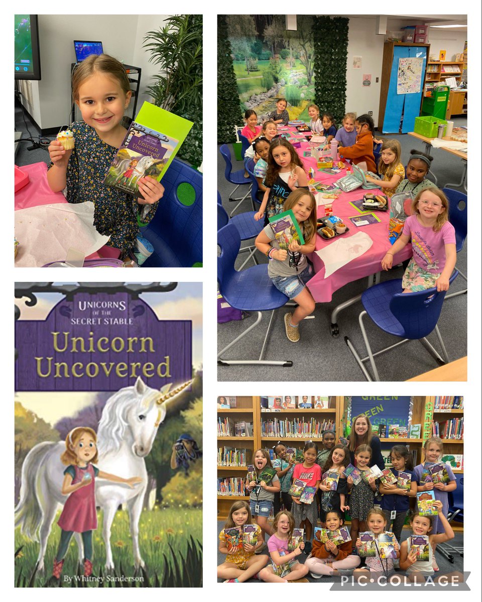 Brushy Creek El Library (@bcelibrary) on Twitter photo 1st grade girls book club finished book 2 in the #UnicornsOfTheSecretStable series by Whitney Sanderson <a href="/jollyfishpress/">Jolly Fish Press</a> We had cupcakes in honor of the OG Unicorn Guardians 🔑 <a href="/BCE_BlueJays/">BrushyCreekElementary</a> <a href="/jennystrong92/">Jenny Strong</a> <a href="/LibrariesRRock/">RRISD Lib Services</a> 1st grade girls book club finished book 2 in the #UnicornsOfTheSecretStable series by Whitney Sanderson <a href="/jollyfishpress/">Jolly Fish Press</a> We had cupcakes in honor of the OG Unicorn Guardians 🔑 <a href="/BCE_BlueJays/">BrushyCreekElementary</a> <a href="/jennystrong92/">Jenny Strong</a> <a href="/LibrariesRRock/">RRISD Lib Services</a>