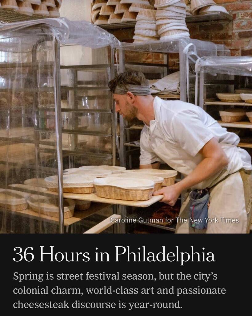 So excited to be recognized as a small part of what makes Philadelphia so special. <a href="/nytimestravel/">New York Times Travel</a> <a href="/nytimes/">The New York Times</a> #36hoursinphiladelphia instagr.am/p/Crjh1M_pStE/
