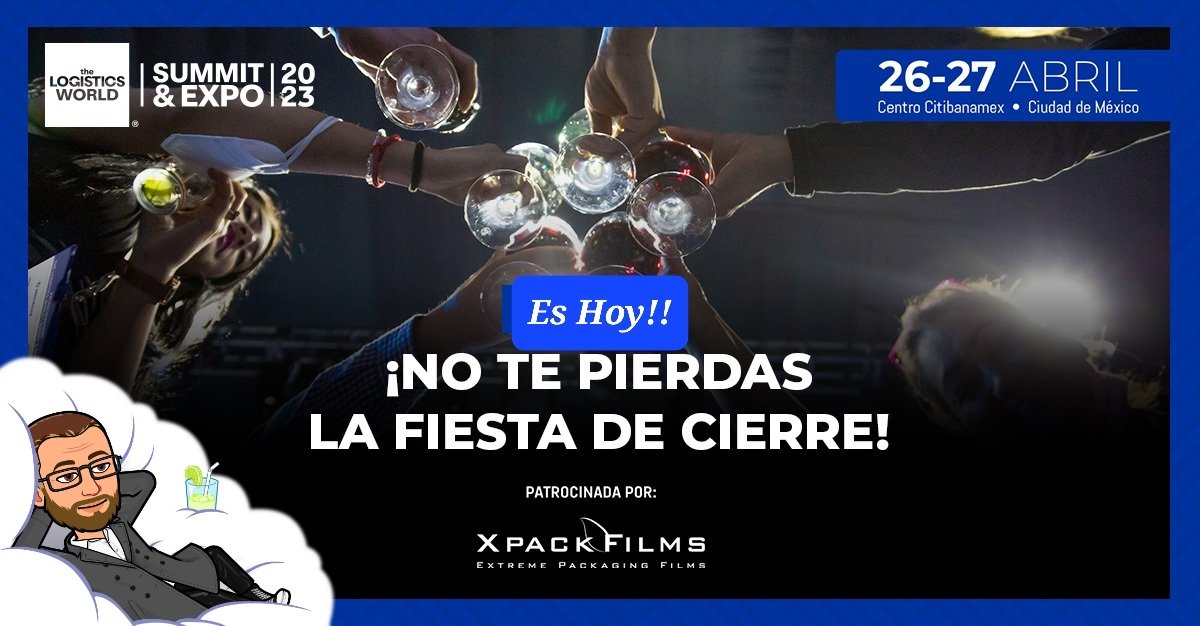Activithink's tweet photo. @SoyUlisesMayen Y al final Fiesta tengo entendido Ulises verdad?
Aunque el #Networking ya es en sí una Fiesta!! 🎊🎉
#TLWEXPO2023 🌐 #MundoTLW
#TheLogisticsWorld #XADIS https://t.co/Hv3yDMqG0c