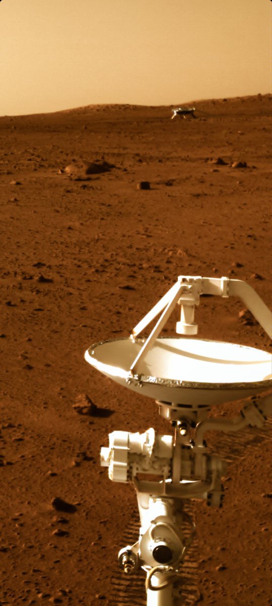 ChinaEspacial's tweet photo. El atardecer en Marte por el Rover chino-marciano #zhurong
（📷: CAS/CNSA) https://t.co/iL1sv5zZ5f