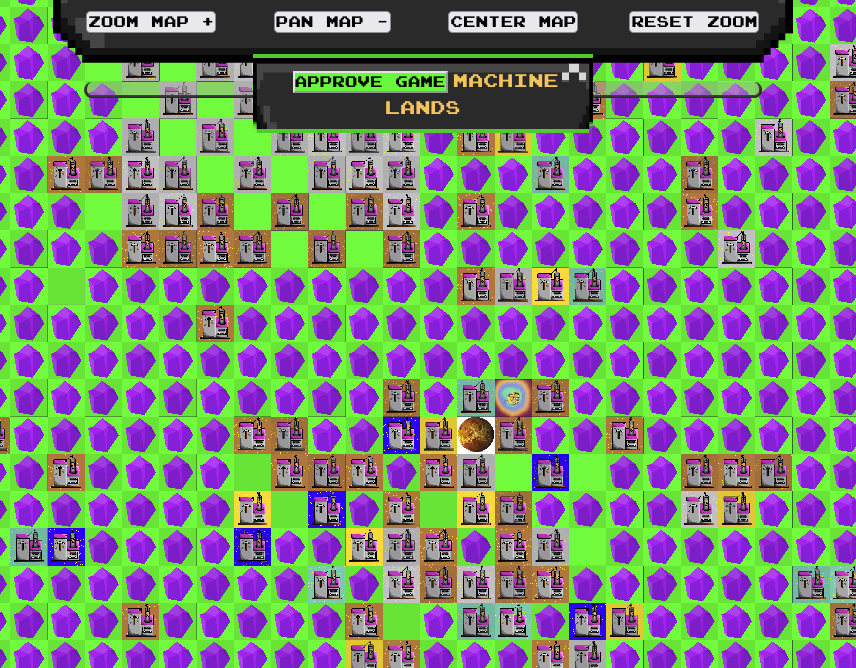 iotexpunks's tweet photo. The #machinelands interactive IS now alive with on  PLOT NFT images!  👀👍

Machine lands has created the first and model for NFT PLOT ownership with the corresponding image now rendering from the minted "LAND" PLOT in Cord(x,y) Locations! 

Head over to MachineLands on #iotex! https://t.co/X1fWf2sILv