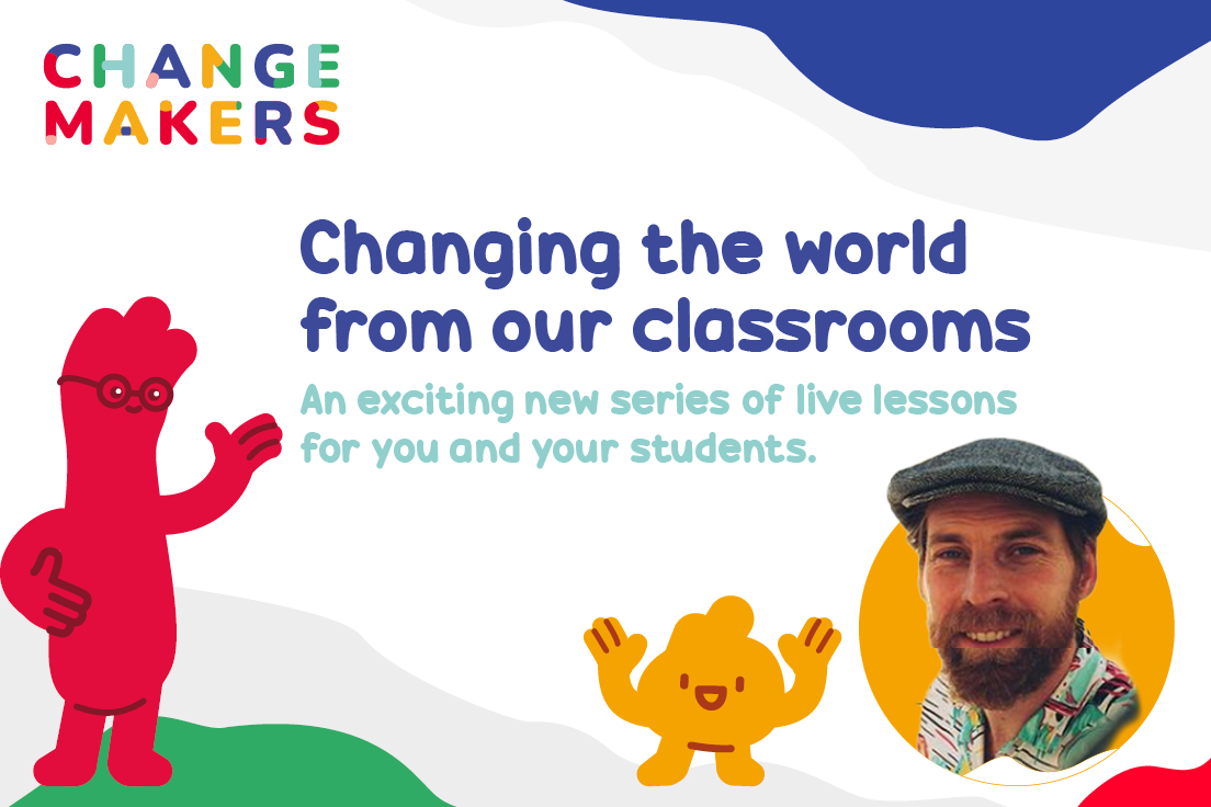 MacmillanELT's tweet photo. Our NEW series of live lessons for students; Changing the world from our classrooms with @Renewablenglish will inspire students to take positive action today to create a better tomorrow.
Register here ▶️ https://t.co/pEdxleTAKR
#TeachEnglish #AdvancingFutures #ChangeMakersWorld https://t.co/AywCzxqwjX