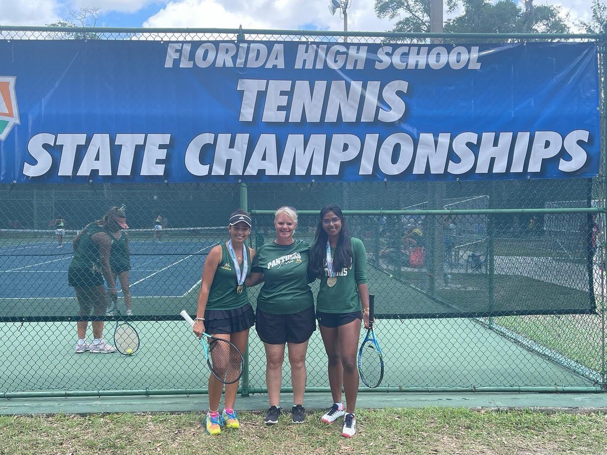 Congrats to @LecantoHigh IB DP junior, Nandini Karanam and IBDP Senior, Mirabelle Tahiri for their first place win at the Florida High School Tennis State Championship! True examples of Balanced academics and athletes! Thank you to the coaches who supported and guided them!