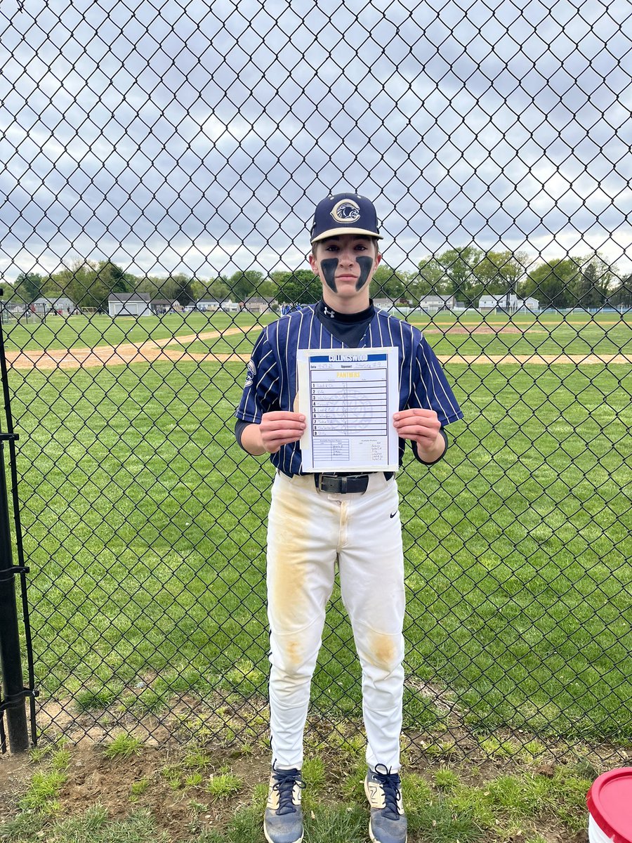 The Panthers get back on track with a 12-1 win over Sterling in 5 innings! Pat Talley shoved and the boys tallied 14 hits! 
Miles DeVincentis hits everything hard today going 2-3 with a double, a run scored, and 3RBI. 
He’s our #HoldTheRope player of the game!