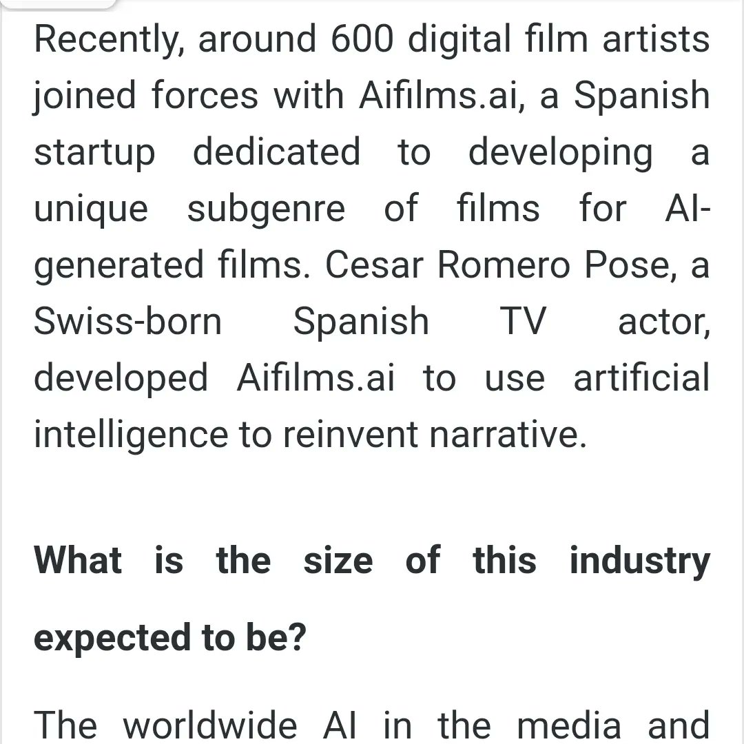 Article talking about the future of filmmaking and with the use of AI. 

Special mention to aifilms.ai

inventiva.co.in/stories/heard-…