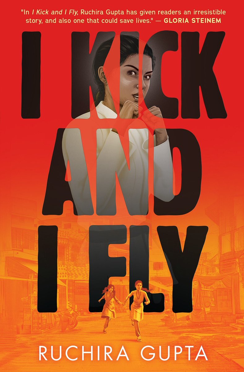 I just started reading #IKickandIFly by @Ruchiragupta  and I can't put it down. The way that Heera stood up to the bully at school had me cheering her on from the start. Order your copy now at IKickandIFly.com.