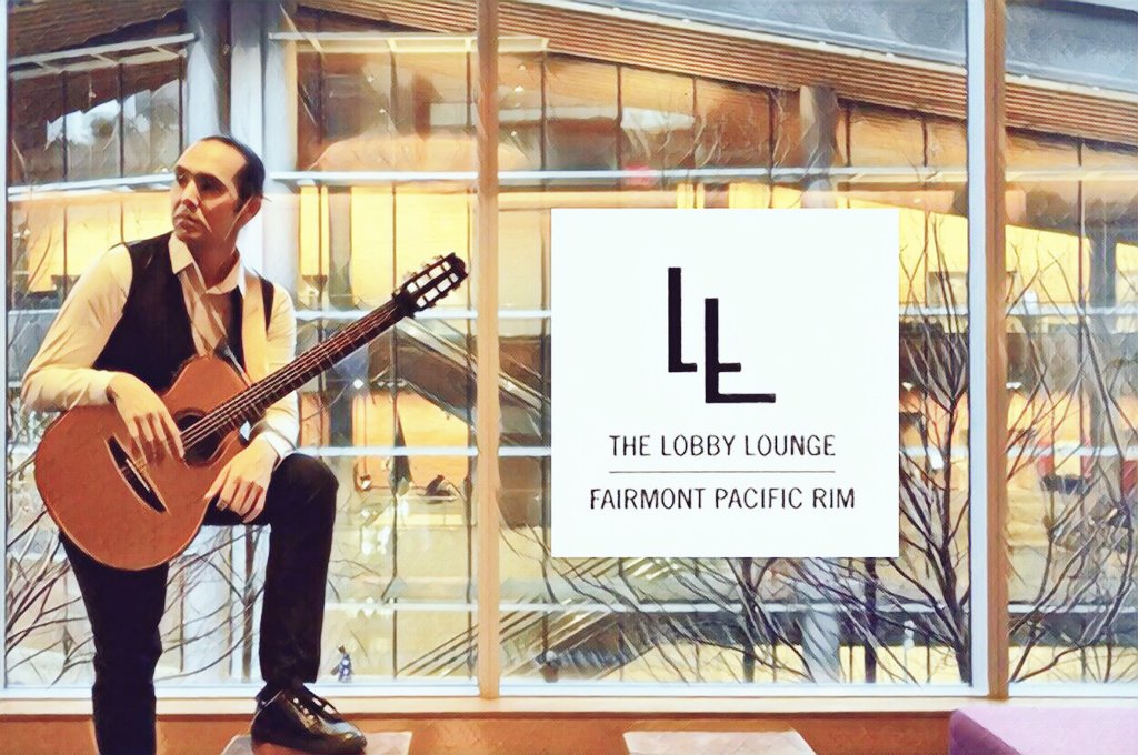 DOC604's tweet photo. I'm back @FairmontPacific #LobbyLounge tonight 530 - 10. Join me for #newgrooves and #finedining in the heart of #CoalHarbour. #playinglive for @SiegelEnt and #Fairmonthotels #PacificRim. #SiegelEntertainment #musicianlife. https://t.co/D0PG1PUPht