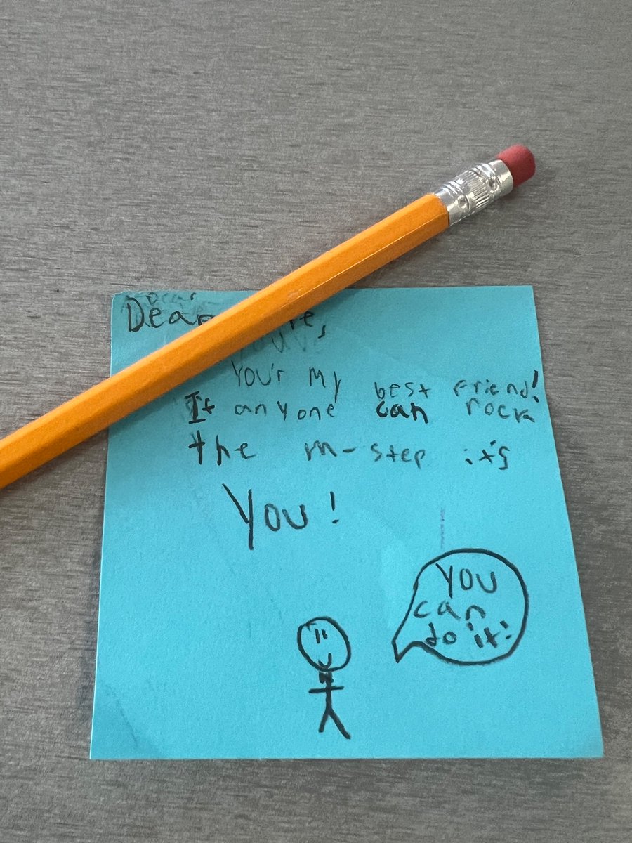 MrsJs4thGrade's tweet image. When it’s standardized testing day…but first, your fourth graders decide to write each other notes of encouragement. #team #trycaretogether #classroomcommunity #kindness