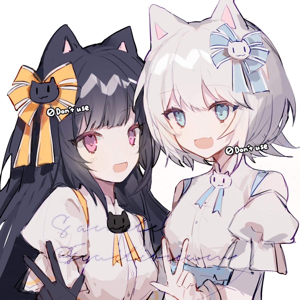 Equal02_'s tweet photo. #maimai_art 
#Commission 
给朋友的所以不能使用🙏😭🖤🤍 https://t.co/0zcmvwV1mD